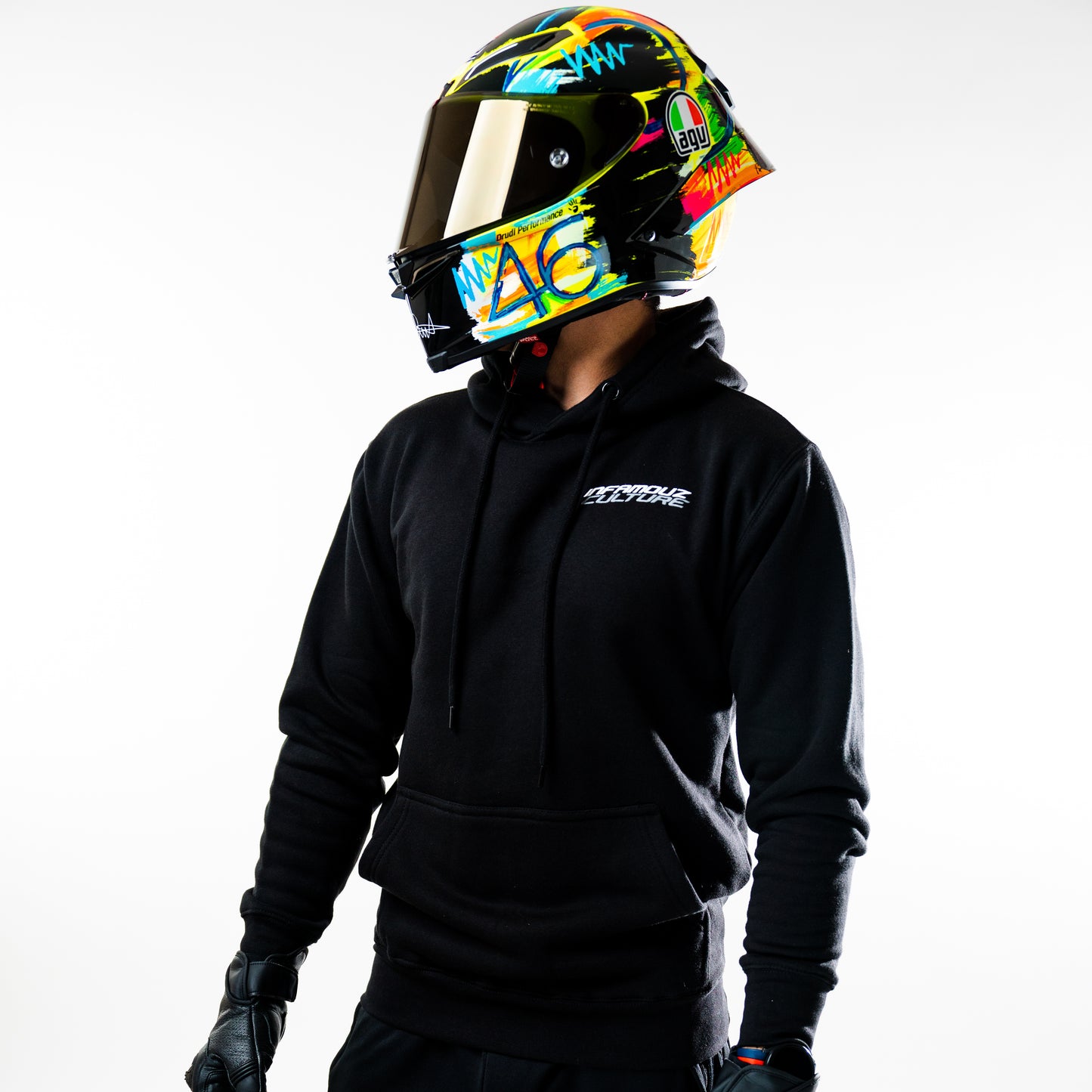 Infamouz Culture® No face, No case Hoodie - Black