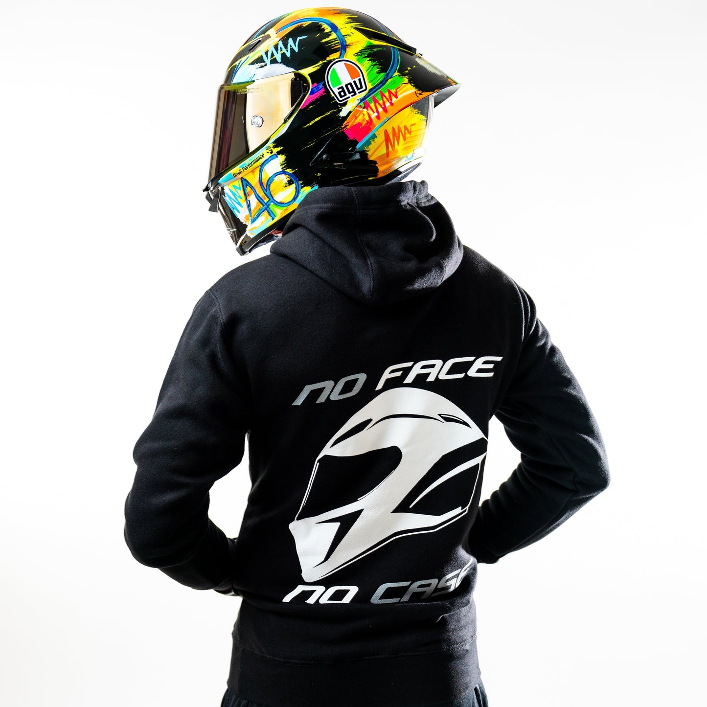 Infamouz Culture® No face, No case Hoodie - Black