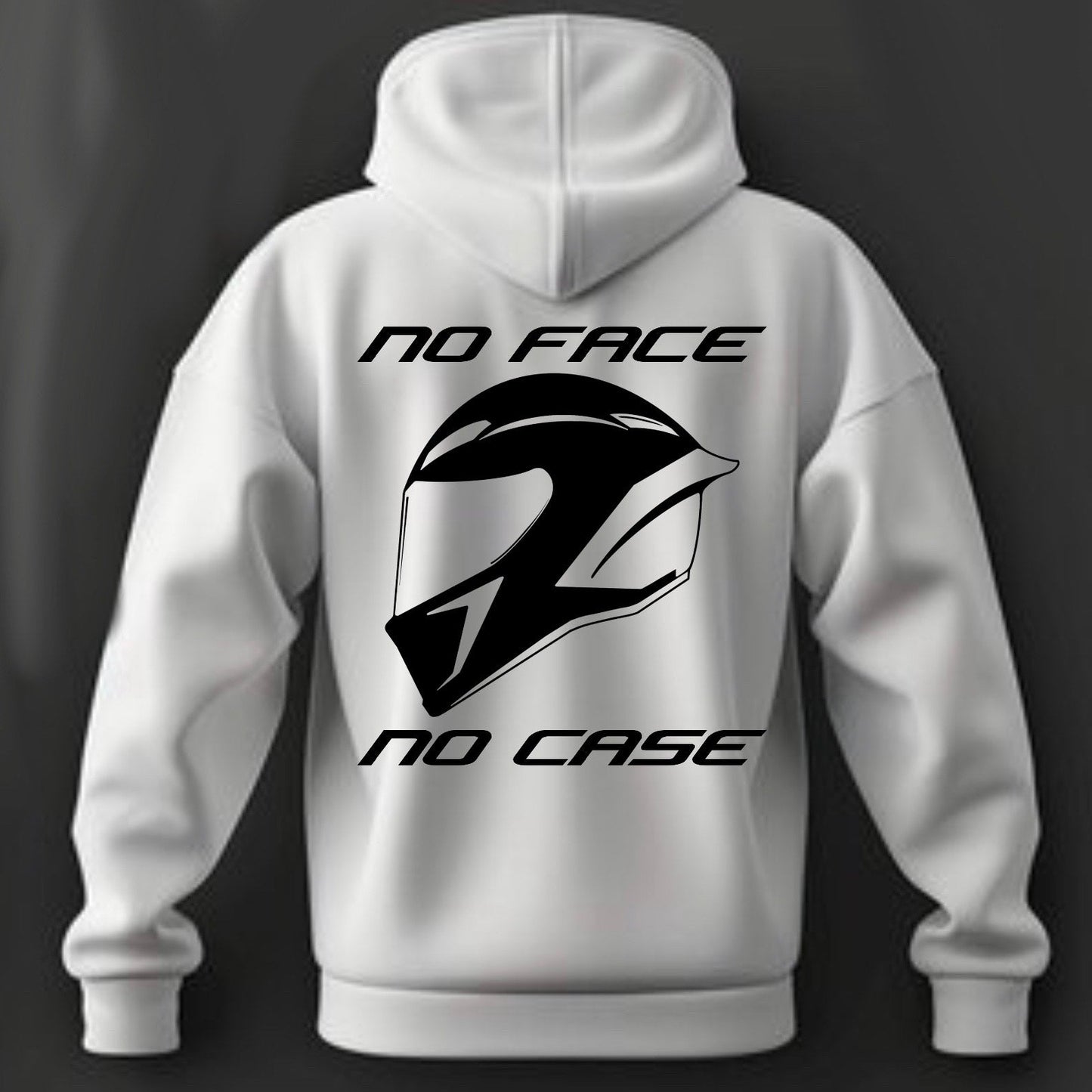 Infamouz Culture® No face, No case Hoodie - White
