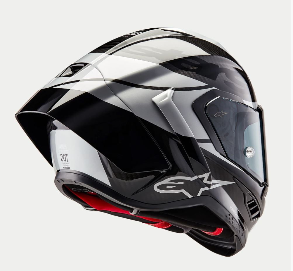 Supertech R10 Helmet - Element - Carbon/Silver/Black