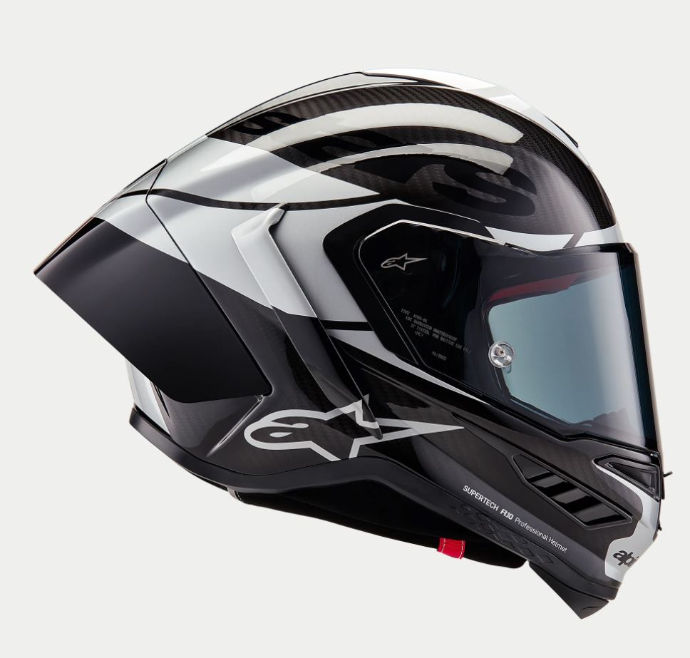 Supertech R10 Helmet - Element - Carbon/Silver/Black