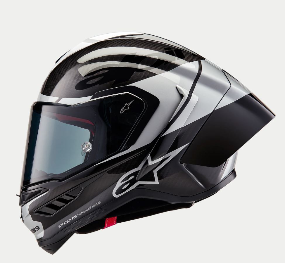 Supertech R10 Helmet - Element - Carbon/Silver/Black